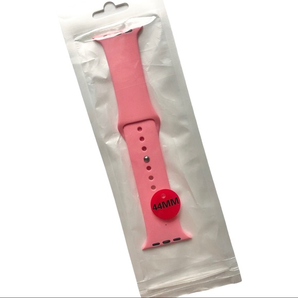5/$20 NEW Bubble Gum PINK Silicone Sport Band Apple Watch44/45/49mm S/M - Picture 6 of 7